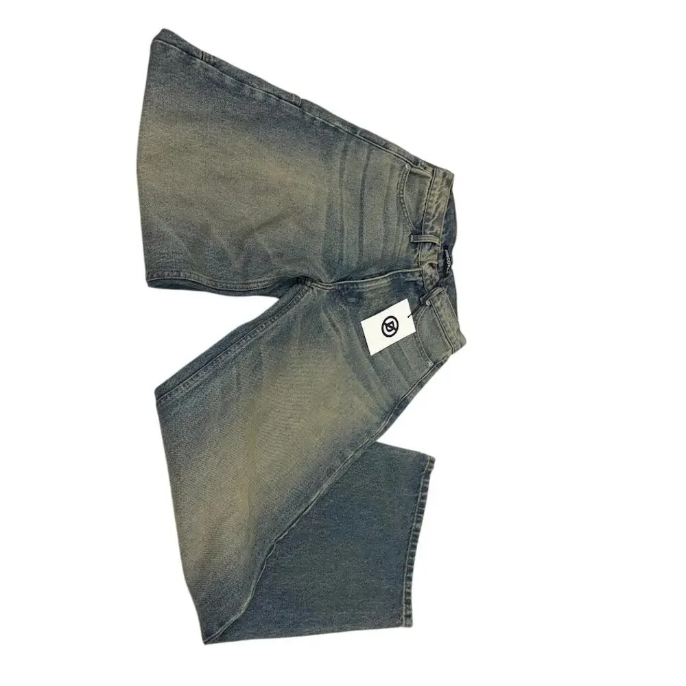 NWT! Discont'd Adult Desert Baggy Wide Leg Denim 26W x‎ 32L
